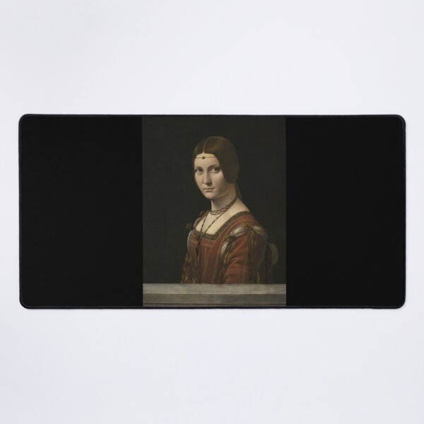 Item preview, portrait-of-an-unknown-woman-incorrectly-known-as-la-belle-ferronniere designed and sold by artofuniverse.