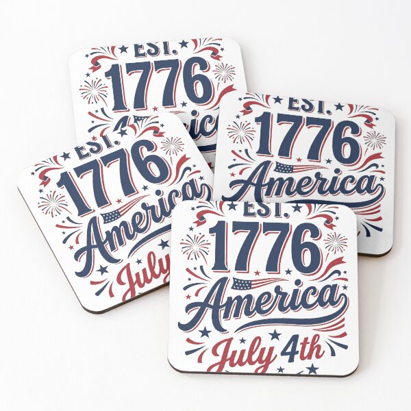 Item preview, July 4th 1776 America designed and sold by Whistle-and-Co.