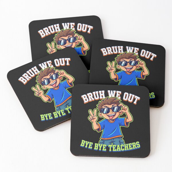 Item preview, Bruh We Out Bye Bye Teachers Funny Last Day of School Kids Graduation Meme designed and sold by Im-Ara.