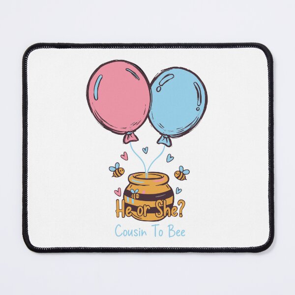 Item preview, Gender Reveal He Or She Cousin To Bee Team Pink designed and sold by LuminOrb.
