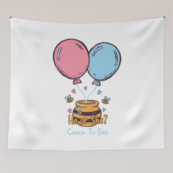 Item preview, Gender Reveal He Or She Cousin To Bee Team Pink designed and sold by LuminOrb.