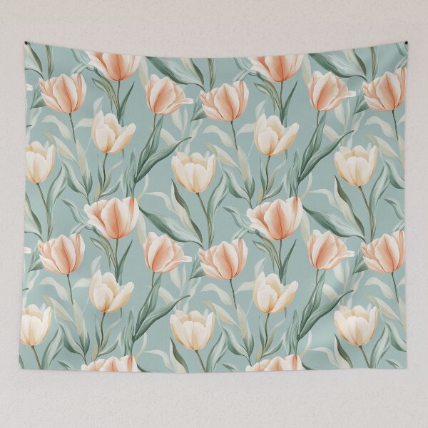 Item preview, Elegant Tulip Print  - Retro Flower Floral   - Valentine'S Day Gifts For Her designed and sold by RoyalStarsPatts.