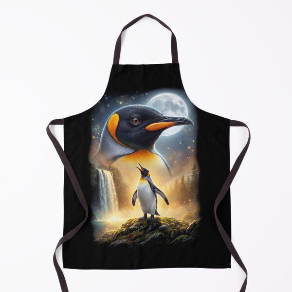 Artikelvorschau, Pinguin heult Mond Kunst Tierliebhaber entworfen und verkauft von DoodleTortle.