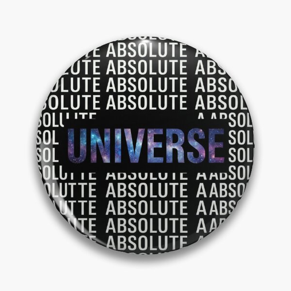 Item preview, The Absolute Universe Cosmic Typography – Repeating Text Pattern with Glowing Galaxy Core designed and sold by ArtsyExplorer.