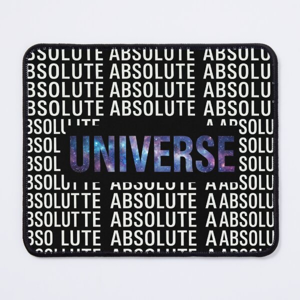Item preview, The Absolute Universe Cosmic Typography – Repeating Text Pattern with Glowing Galaxy Core designed and sold by ArtsyExplorer.