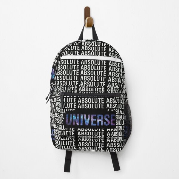 Item preview, The Absolute Universe Cosmic Typography – Repeating Text Pattern with Glowing Galaxy Core designed and sold by ArtsyExplorer.