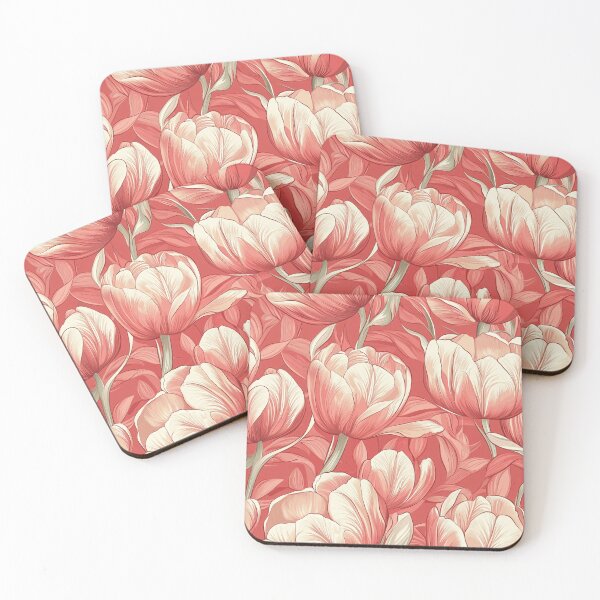 Item preview, Minimalistic Tulip Motif  - Botanical Garden Pattern   - Birthday Gifts For Him designed and sold by RoyalStarsPatts.
