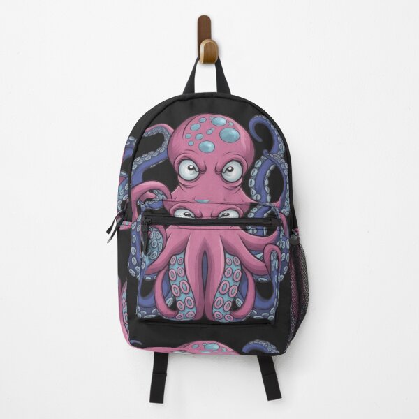 Item preview, Angry Octopus Cartoon Shirt – Funny Grumpy Octopus Meme Tee designed and sold by ZyxDes.