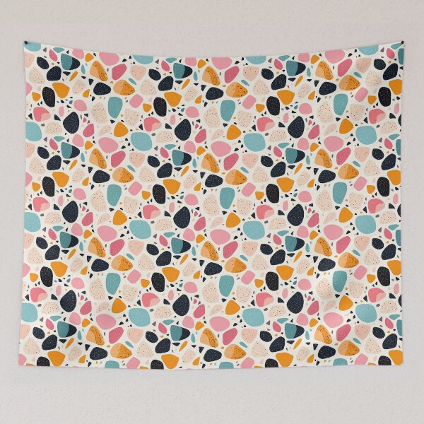 Item preview, Colorful Modern Boho Terrazzo Abstract Pattern designed and sold by Athena2520.