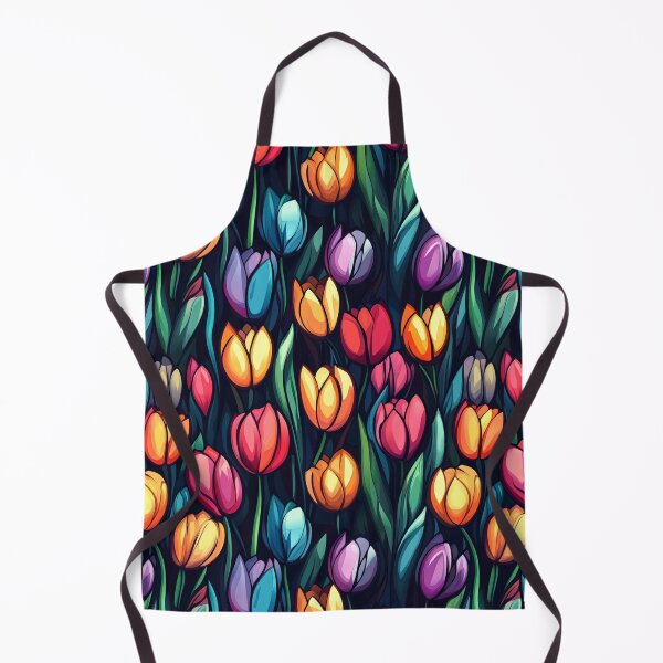 Item preview, Cute Tulip Motif - Vintage Flower Pattern - Anniversary Gifts For Dad designed and sold by RoyalStarsPatts.