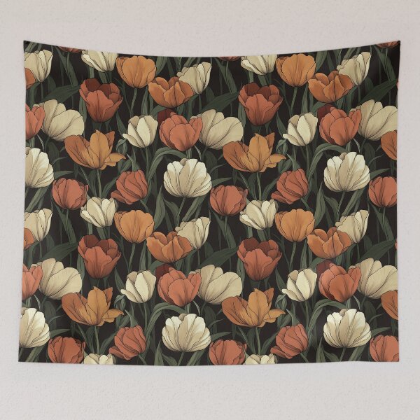 Item preview, Vibrant Tulip Floral - Birthday Flower Pattern - Christmas Gifts For Wife designed and sold by RoyalStarsPatts.