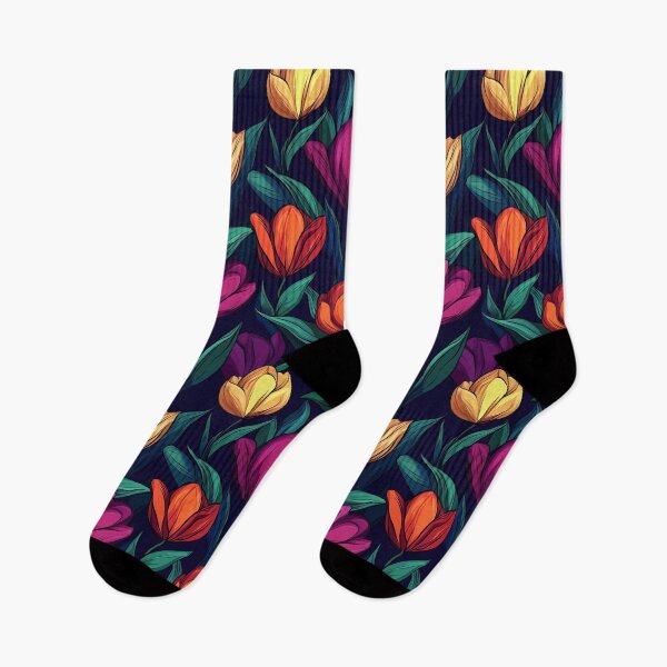 Item preview, Trendy Tulip Motif - Flower Floral Pattern   - Gifts For Her designed and sold by RoyalStarsPatts.