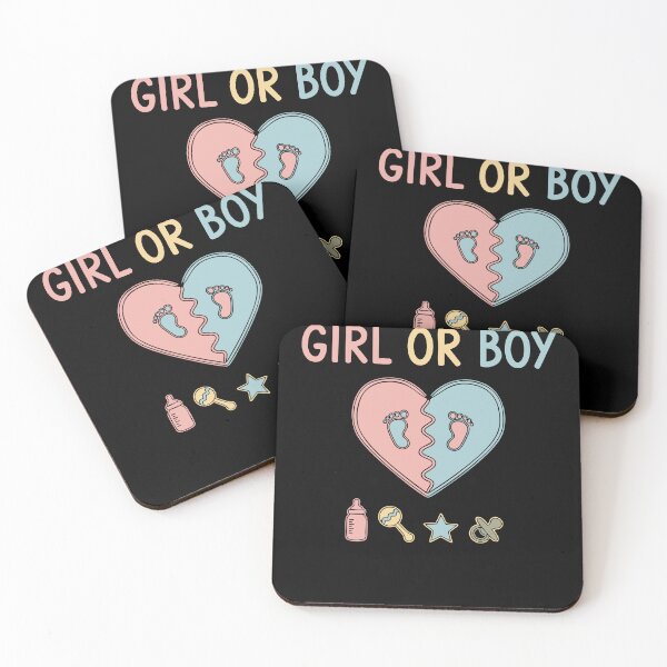 Item preview, Gender reveal Girl Or Boy baby shower team girl designed and sold by LuminOrb.