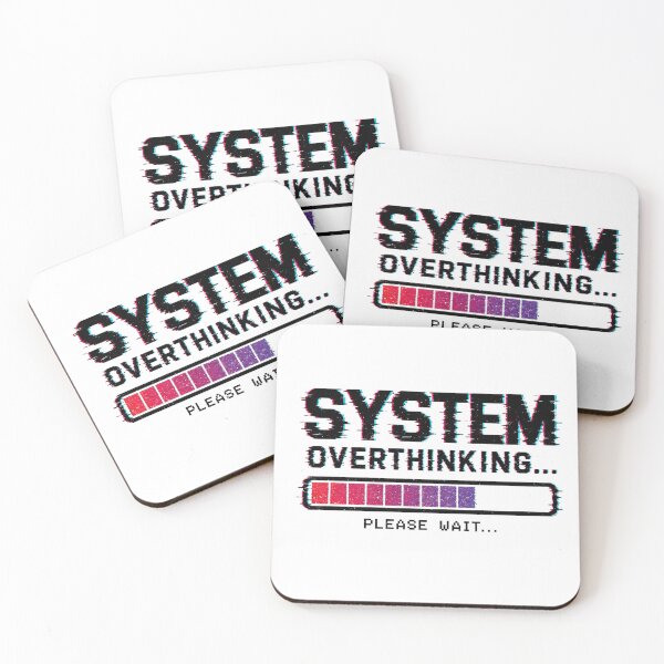 Item preview, System Overthinking Loading Brain Funny Anxiety designed and sold by the-dovlat.