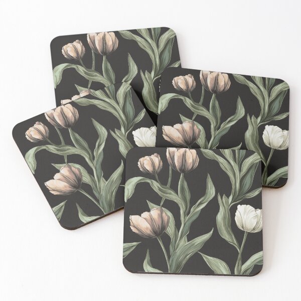 Item preview, Cute Tulip Texture - Vintage Flower Pattern   - Anniversary Gifts For Him designed and sold by RoyalStarsPatts.