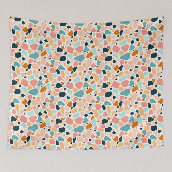 Item preview, Soft Pastel Boho Terrazzo Abstract Pattern designed and sold by Athena2520.