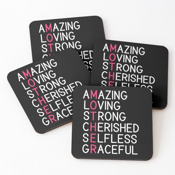 Item preview, Mother Amazing Loving Strong Sweet Mum Traits Mom Gift designed and sold by Say It With Ink.
