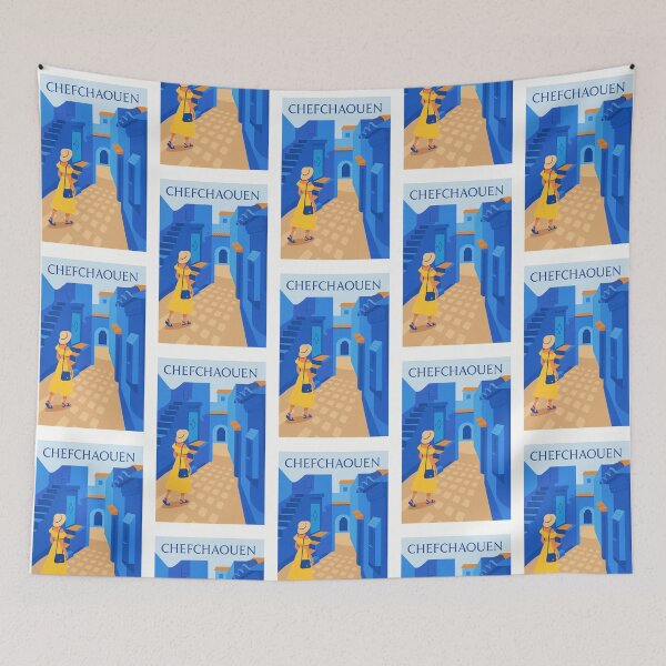 Item preview, Chefchaouen Wanderlust: The Blue Pearl of Morocco designed and sold by Beyond Destinations.