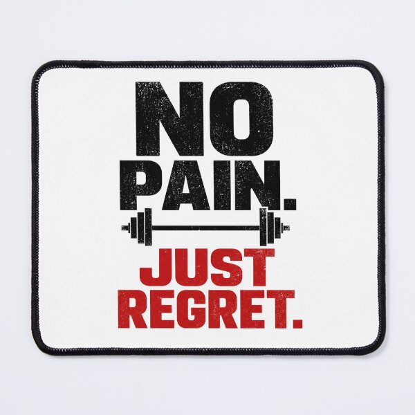 Item preview, No Pain Just Regret Gym Funny Workout designed and sold by the-dovlat.