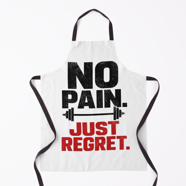 Item preview, No Pain Just Regret Gym Funny Workout designed and sold by the-dovlat.