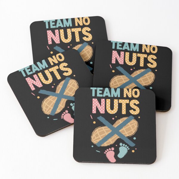 Item preview, Gender Reveal Team No Nuts Baby Shower Team Girl designed and sold by LuminOrb.