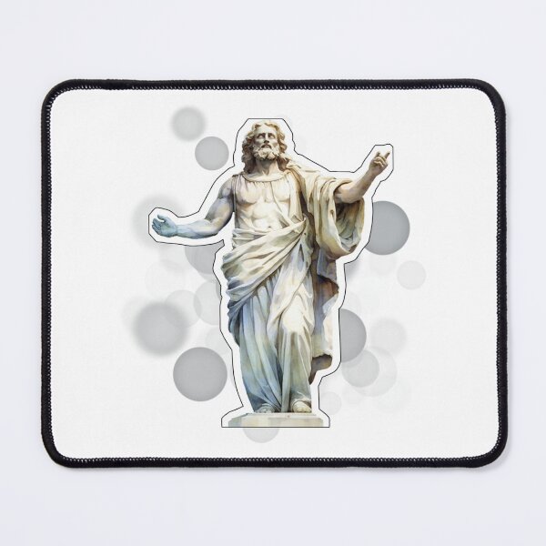 Item preview, Greek God Statue Ancient Greece Mythology Design designed and sold by iamKRUK.