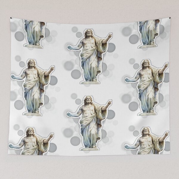 Item preview, Greek God Statue Ancient Greece Mythology Design designed and sold by iamKRUK.