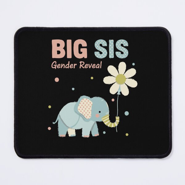 Item preview, Gender Reveal Big Sis Big Sister Mom Dad Team Girl designed and sold by LuminOrb.