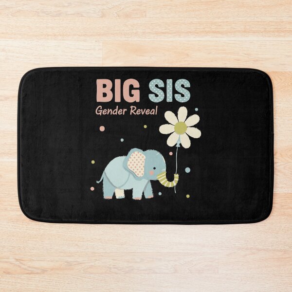 Item preview, Gender Reveal Big Sis Big Sister Mom Dad Team Girl designed and sold by LuminOrb.