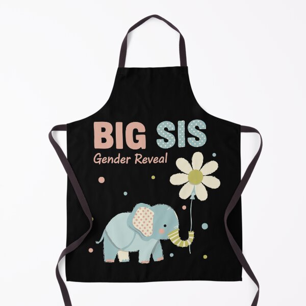 Item preview, Gender Reveal Big Sis Big Sister Mom Dad Team Girl designed and sold by LuminOrb.