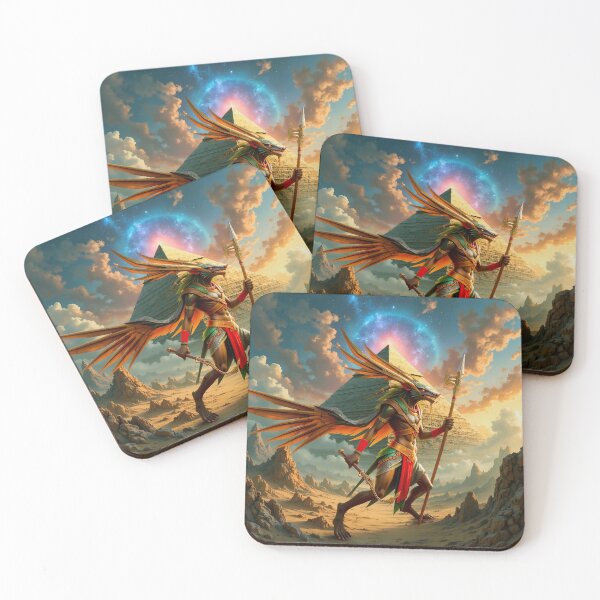 Item preview, Guardian of the Celestial Gate – Anubis of Eternal Fire designed and sold by nicky2342.