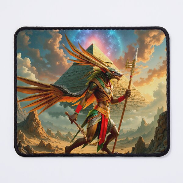 Item preview, Guardian of the Celestial Gate – Anubis of Eternal Fire designed and sold by nicky2342.