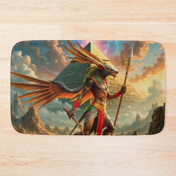 Item preview, Guardian of the Celestial Gate – Anubis of Eternal Fire designed and sold by nicky2342.
