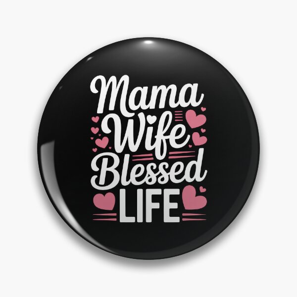 Item preview, Mama Wife Blessed Life Grateful Mum Quote Mother's Day Gift designed and sold by Say It With Ink.