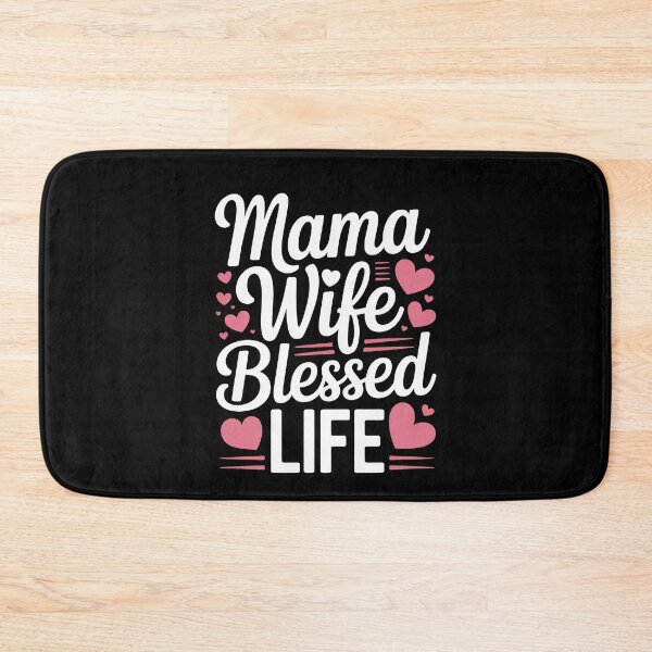 Item preview, Mama Wife Blessed Life Grateful Mum Quote Mother's Day Gift designed and sold by Say It With Ink.