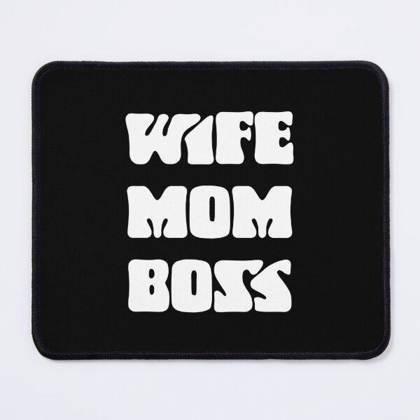 Item preview, Wife Mom Boss,Funny Mom designed and sold by CloudyPress.