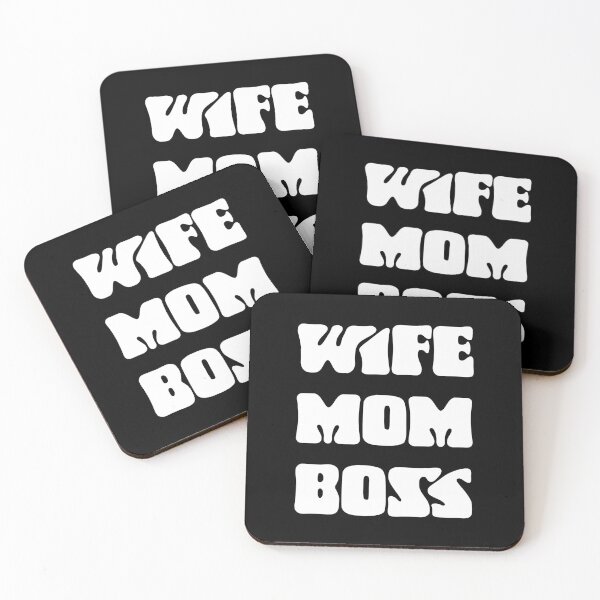 Item preview, Wife Mom Boss,Funny Mom designed and sold by CloudyPress.