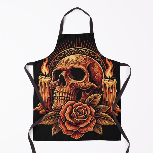 Item preview, Ornate Skull Rose Candle Design designed and sold by sluggish64.
