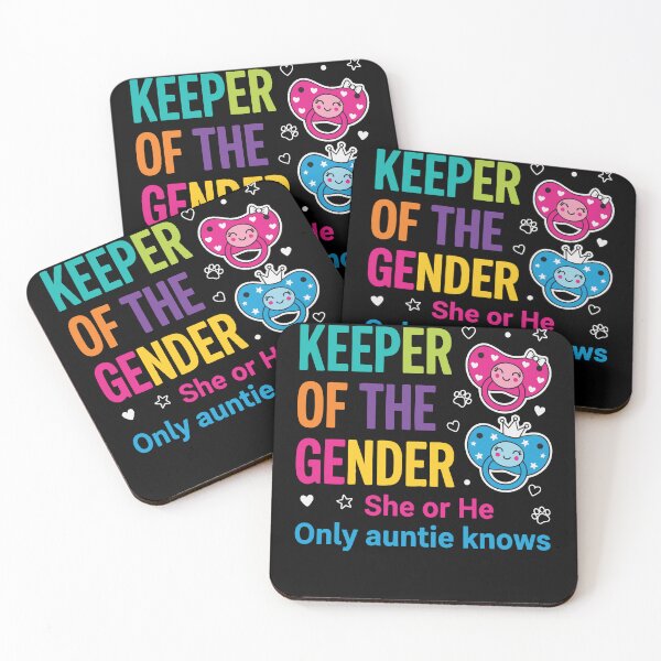 Item preview, Gender Reveal Keeper Of The Gender Auntie Knows designed and sold by LuminOrb.