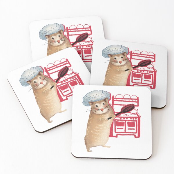 Item preview, Cute Hamster Chef Transparent Background Funny Animal designed and sold by Pryhozha.