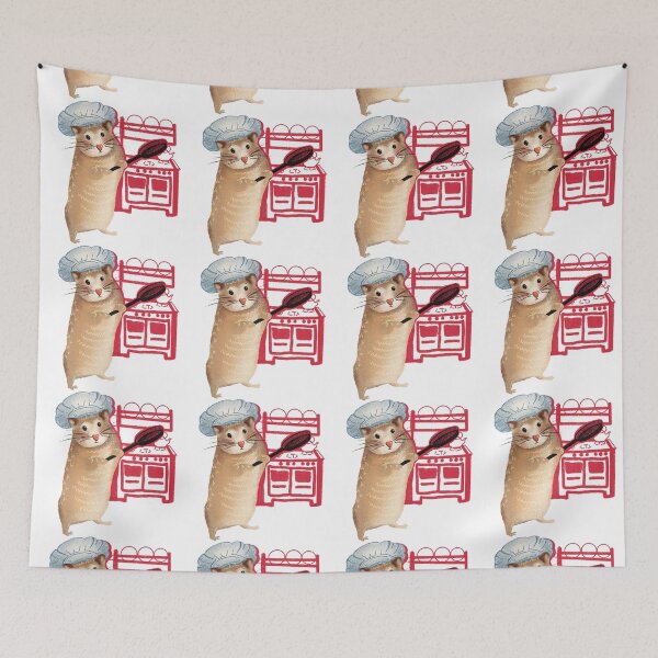 Item preview, Cute Hamster Chef Transparent Background Funny Animal designed and sold by Pryhozha.