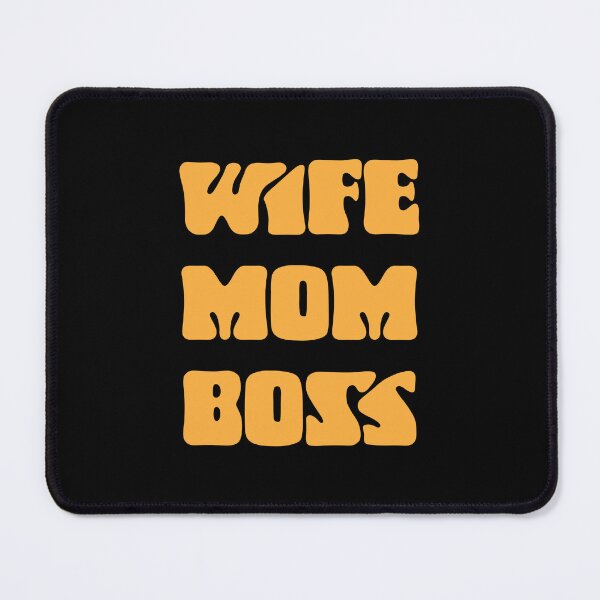 Item preview, Wife Mom Boss,Funny Mom designed and sold by CloudyPress.