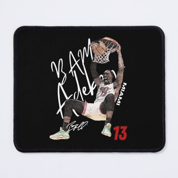 Item preview, Miami Bam Adebayo 13 Dunk Basketball Cartoon designed and sold by LuckyCandy.