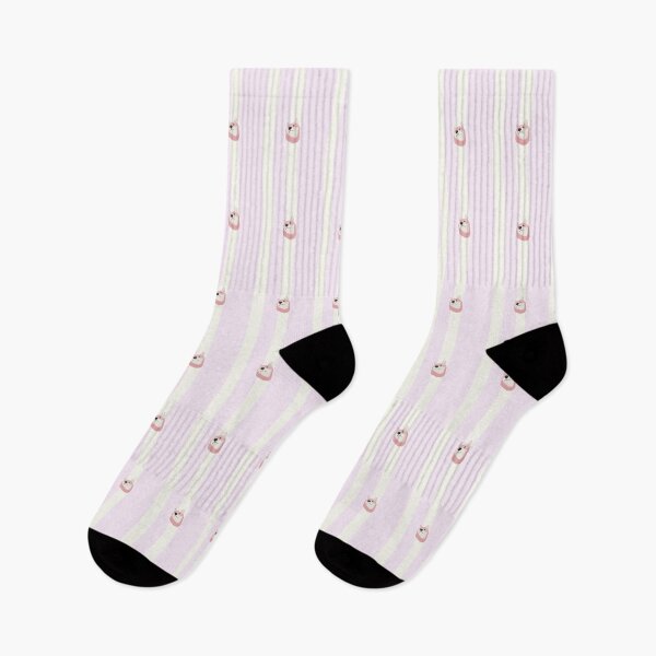Item preview, Thick stripe (light pink, white) with Shiba Inu designed and sold by ShibaCruise-On.