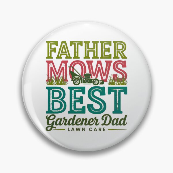 Item preview, Father Mows Best Funny Gardener Dad & Lawn Care T-Shirt designed and sold by MerchlyMike.