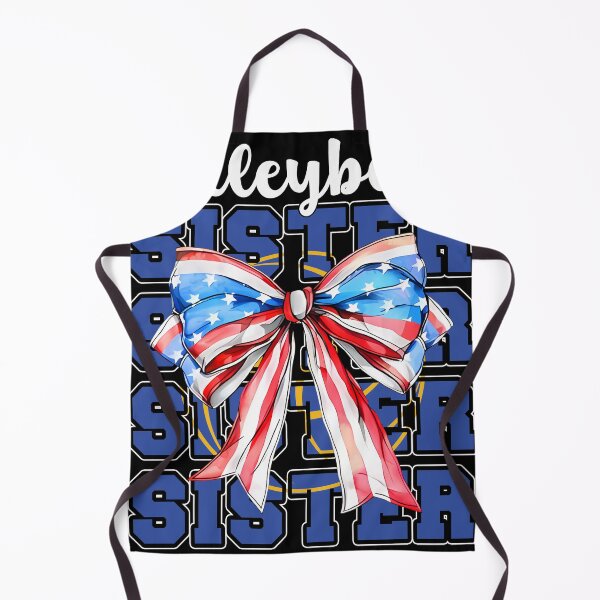 Item preview, Patriotic Volleyball Sister Bow Design designed and sold by LashondaGreen89.