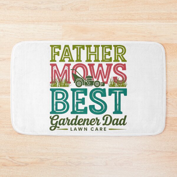 Item preview, Father Mows Best Funny Gardener Dad & Lawn Care T-Shirt designed and sold by MerchlyMike.