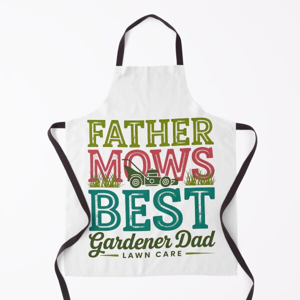 Item preview, Father Mows Best Funny Gardener Dad & Lawn Care T-Shirt designed and sold by MerchlyMike.