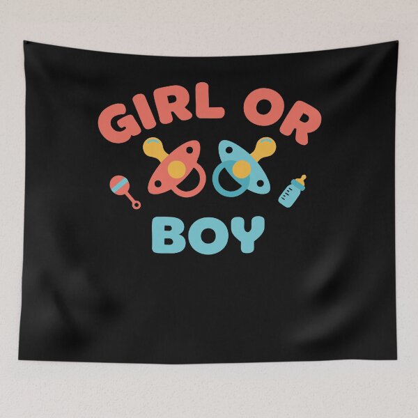 Item preview, Gender Reveal Girl Or Boy Baby Shower Team Pink designed and sold by LuminOrb.