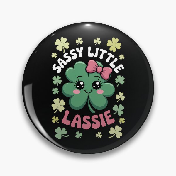 Item preview, St Patricks Day Sassy Little Lassie Kids Irish Girls designed and sold by TrinaEspinoza.